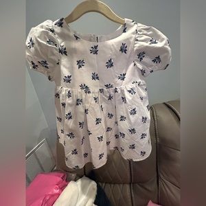 American Girls white flowered dress 2T